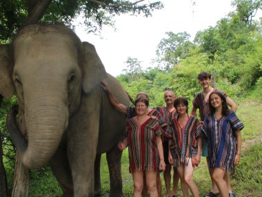 Journée Complète avec les Éléphants – Sanctuaire Éthique de Thong