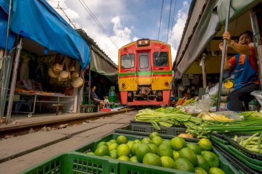Excursion marché flottant Damnoen Saduak, Maeklong et Temple du Dragon