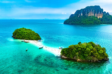 4 îles de Krabi en hors-bord, plages et snorkeling