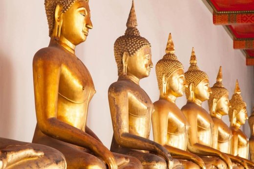 Les 7 postures de Bouddha