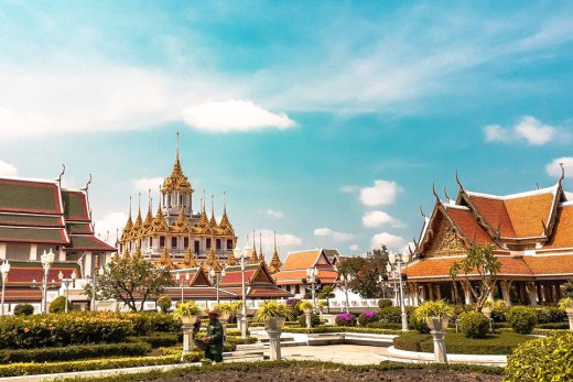 Le Grand Palais de Bangkok et le Wat Pho